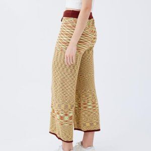 Urban Outfitters Knit Cropped Wide Leg Sweatpants